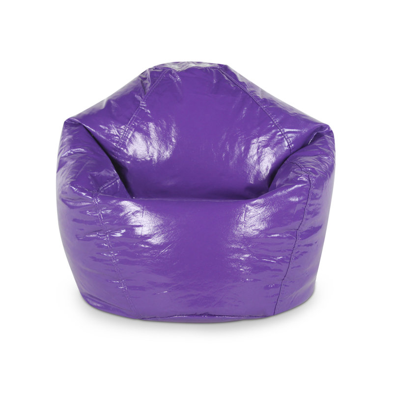 Ebern Designs Standard Faux Leather Bean Bag Chair & Lounger & Reviews